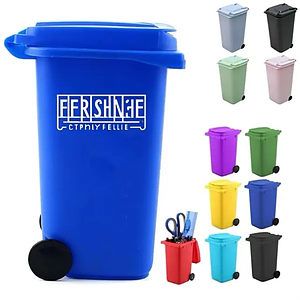 Mini Trash Bin Pen Holder