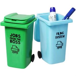Mini Trash Bin Pen Holder