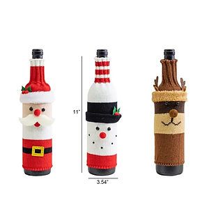 Christmas Sweater Wine Bottle Cover