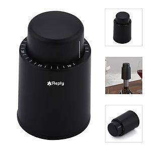 Custom Reusable Real Vacuum Wine Bottle Stoppers Preserver