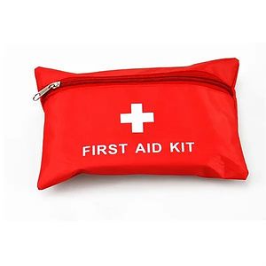 First Aid Kit Case Red Small Travel Bag