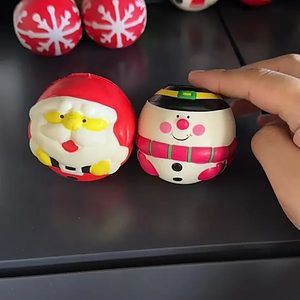 2.4'' PU Foam Santa Claus Ball Stress Reliever Christmas