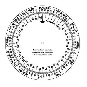 Date Calculator Wheel