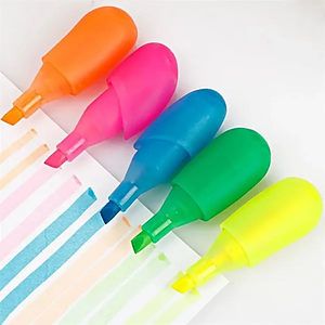 Palm-shaped Five-color Highlighter