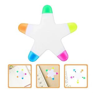 Five-Color Star Highlighter Marker Pen
