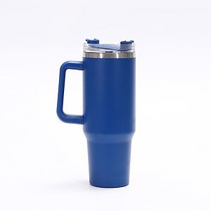 40 OZ Tumbler With Handle And Straw Lid