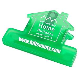 4" House Shaped Bag Clip