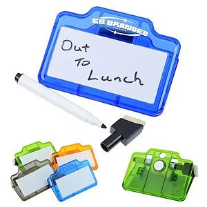 Memo Board W/ Marker And Magnet Clip Set