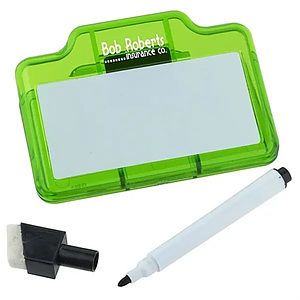 Memo Board W/ Marker And Magnet Clip Set