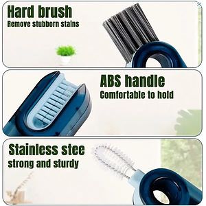3-In-1 Cup Lid Gap Cleaning Brush Set