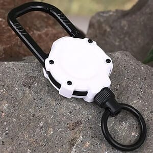 Retractable Magnetic Carabiner Keychain Clip