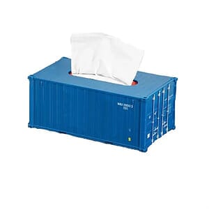 Shipping Container Tissue Box Cover
