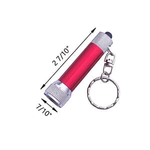Custom Mini Aluminum Alloy Portable LED Flashlight Keychain
