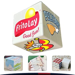 Rotating Speed Multicolor Puzzle Cube