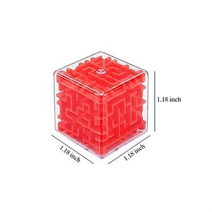 3D Educational Portable Mini Maze Puzzle Cubes Toy Keychain