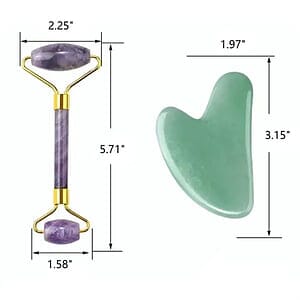 Gua Sha Set Jade Facial Roller Tool