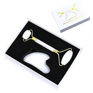 Gua Sha Set Jade Facial Roller Tool
