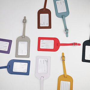 PU Leather Luggage Tags