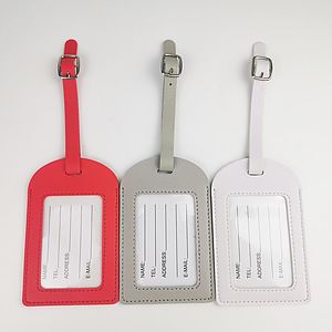PU Leather Luggage Tags