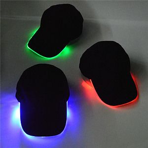 LED Light Baseball Cap Glow Party Hat