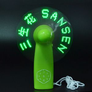 Mini Advertising Led Message Handheld Fan