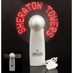 Mini Advertising Led Message Handheld Fan