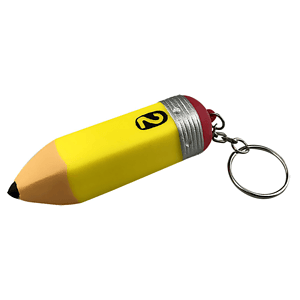 Pencil Shape Stress Reliever Keychain