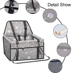 Pet Car Bag for Outside Car Seat