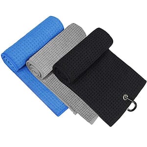 Printable Pattern Golf Towel With Carabiner
