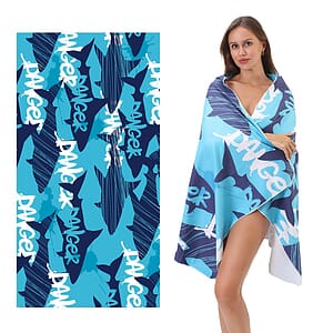 Custom Full-Color Beach Towel