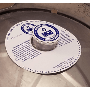 Beer Can Adhesive Keg Collars