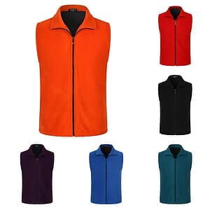 Outdoor Slim Full ZipPolar Fleece Vests