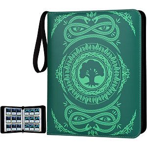 Trading Card BinderPortable Cards Collection Book with Zipper-9 Pocket