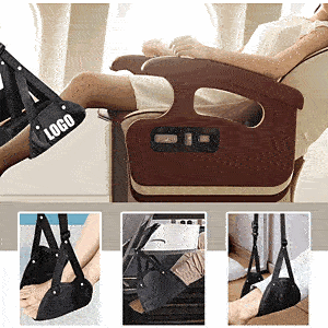 Airplane Foot Hammock/Adjustable Footrest Hammock