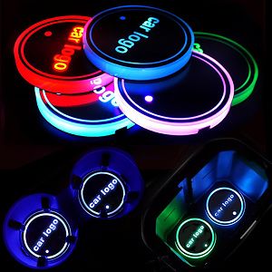 LED Cup Holder Lights / Luminous Car Coaster