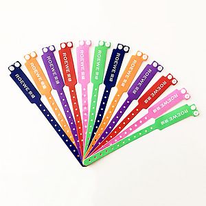 Plastic Wristbands for Events/ Vinyl Wristband of Parties