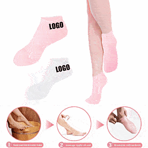 Silicone Socks for Women/Moisturizing Foot Socks/Women's Spa Pedicure Socks
