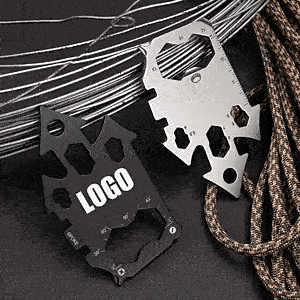 16 in 1 Stainless Steel House Shape Wallet Tool