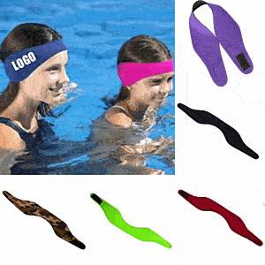 Adjustable Swimming Ear Protection Bands Cute Cartoon Waterproof Swim Headbands