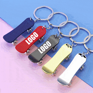 Mini Metal Scooter Keychain