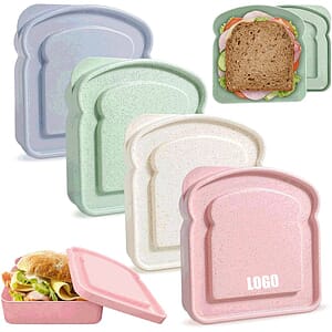 Sandwich Bread Containers for Lunch Boxes Reusable Sandwich Box Container