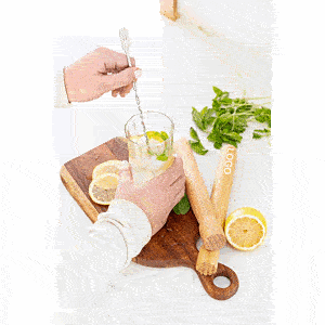 Long Wood Cocktail Mojito Wooden Muddler Bar Tool/ Durable Wood Ice Crusher