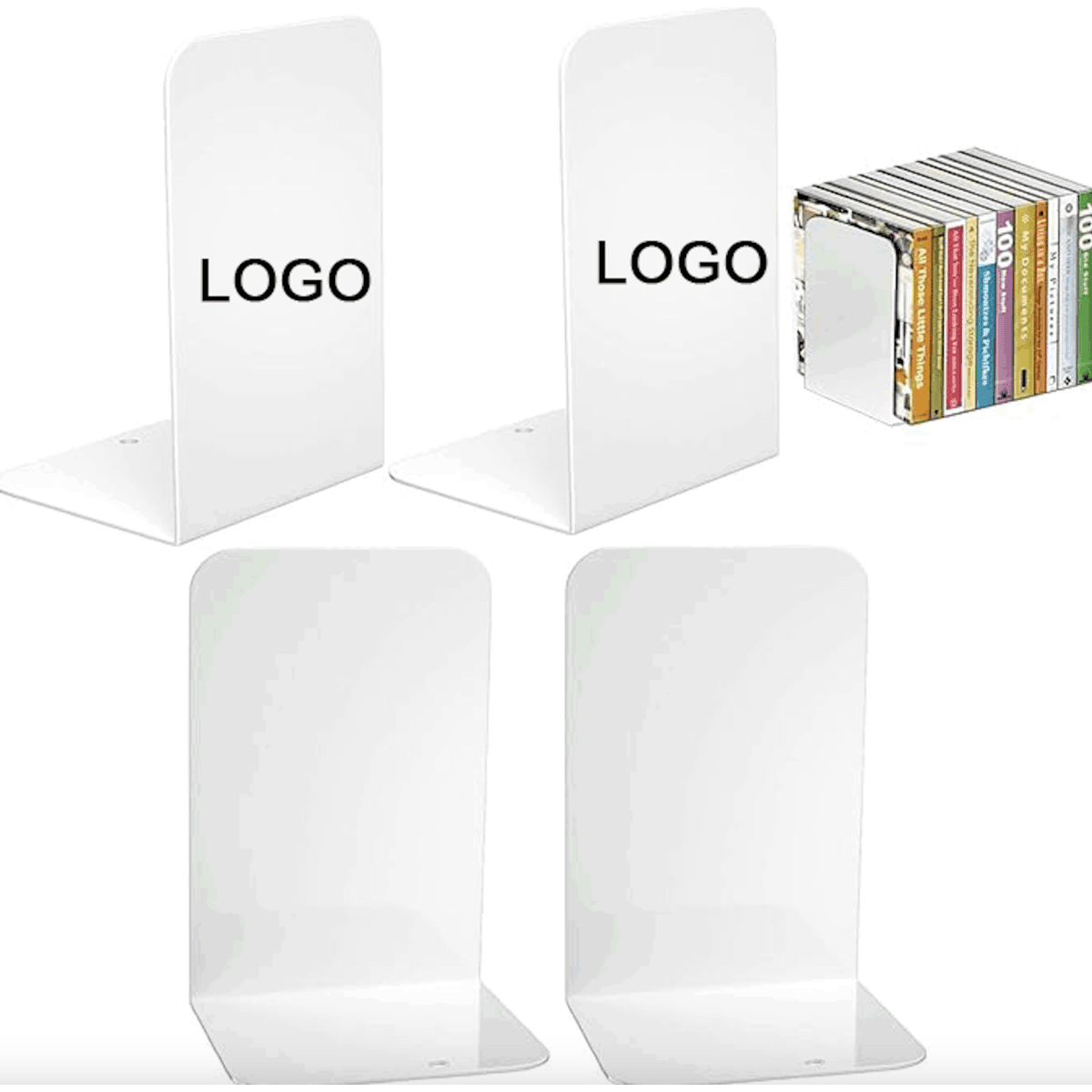 Bookends for Shelves/ Book Stopper for Heavy Books/ Book Dividers