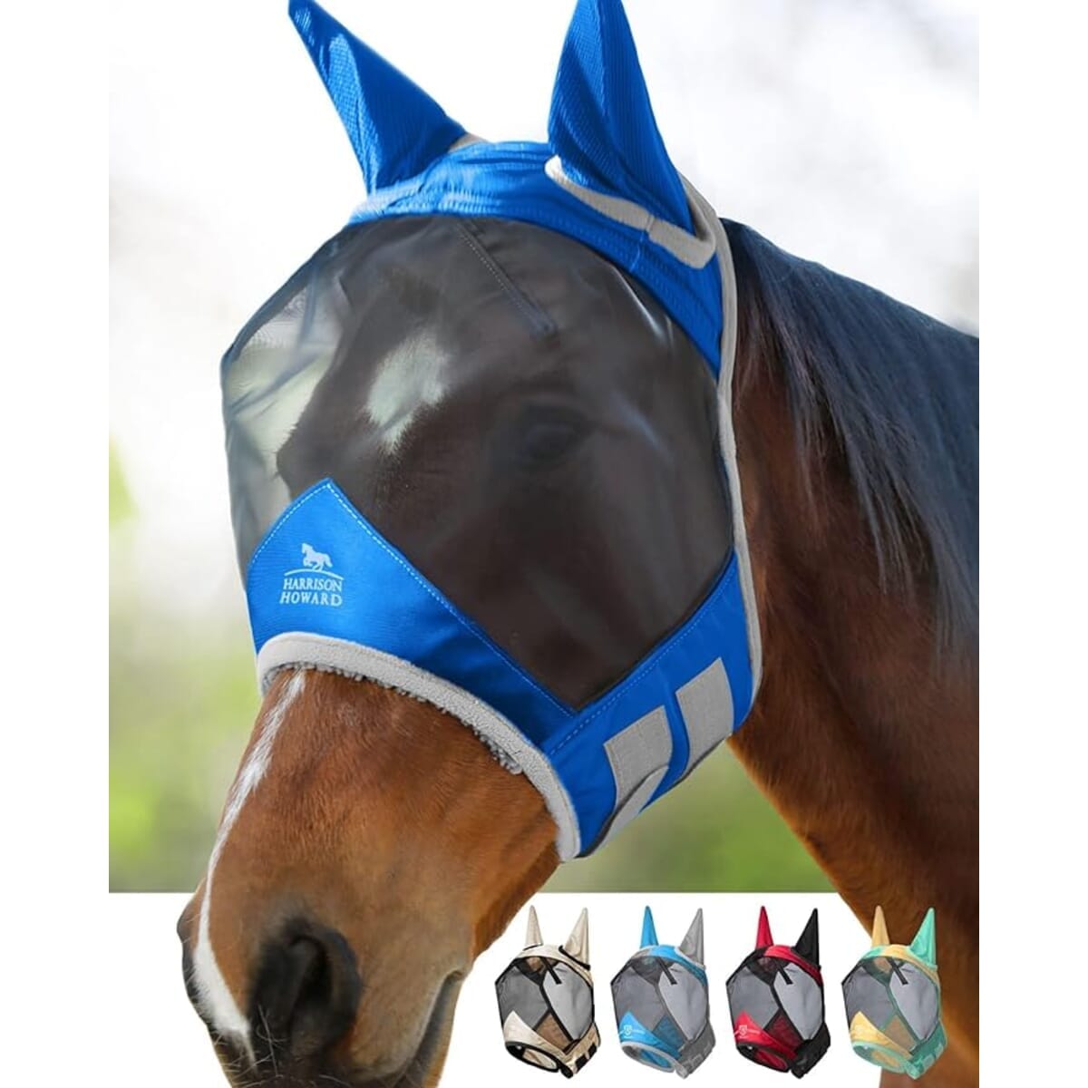 Horse Fly Mask with Cover Uv Protection/Horses Fly Mask Protection from Insect Pests