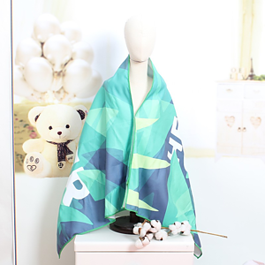 Double-sided fleece beach towel