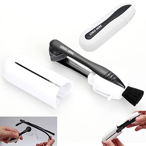 Carbon Microfiber Eyeglasses Cleaning Pads w/ Brush