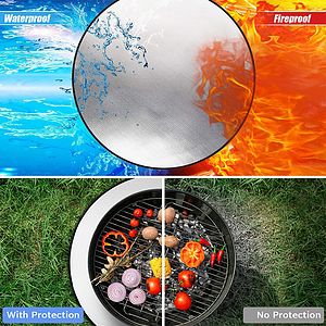 Aluminum Foil Fire Resistant High Temperature BBQ Ma