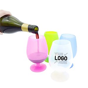 Unbreakable RubberSilicon Wine Glasses for Outdoor Camping,Goblet