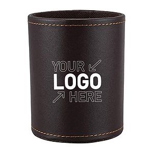 Leather Round Pen Holder