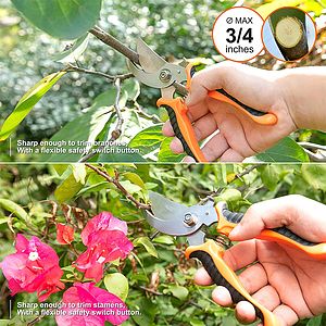 Gardening Tool Set With Storage Tote Bag